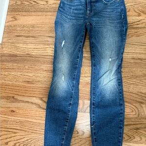 Lucky Brand Distressed Blue Skinny Jeans